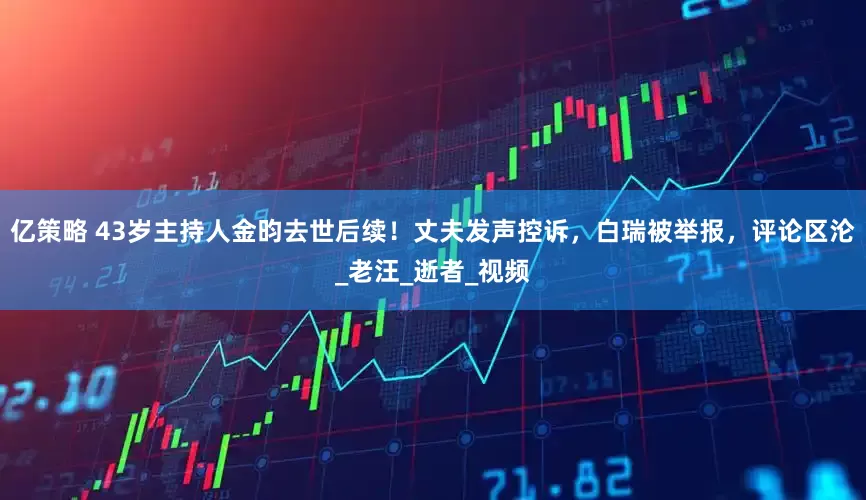 亿策略 43岁主持人金昀去世后续！丈夫发声控诉，白瑞被举报，评论区沦_老汪_逝者_视频