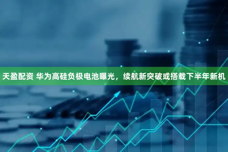 天盈配资 华为高硅负极电池曝光，续航新突破或搭载下半年新机