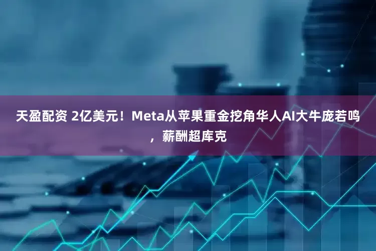 天盈配资 2亿美元！Meta从苹果重金挖角华人AI大牛庞若鸣，薪酬超库克
